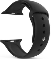 Curea din silicon pentru ceas Apple Watch 42-44 mm neagra